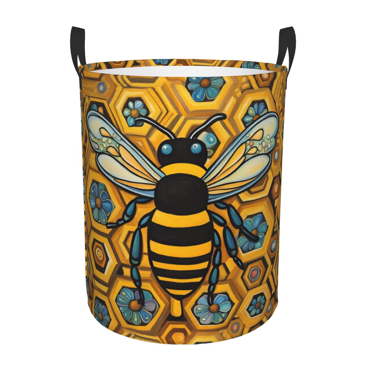 Baby Nursery Hamper - Kosz na pranie z nadrukiem pszczół