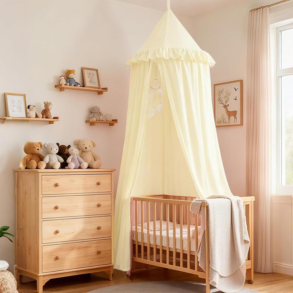 Baby Nursery Curtains - Łóżko dziecięce lub kołyska rozmiar twin,