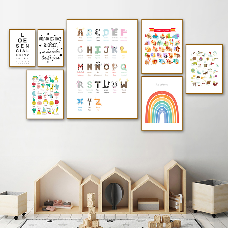 Baby Nursery In Spanish - Hiszpańska dekoracja sypialni dla dzieci Obraz