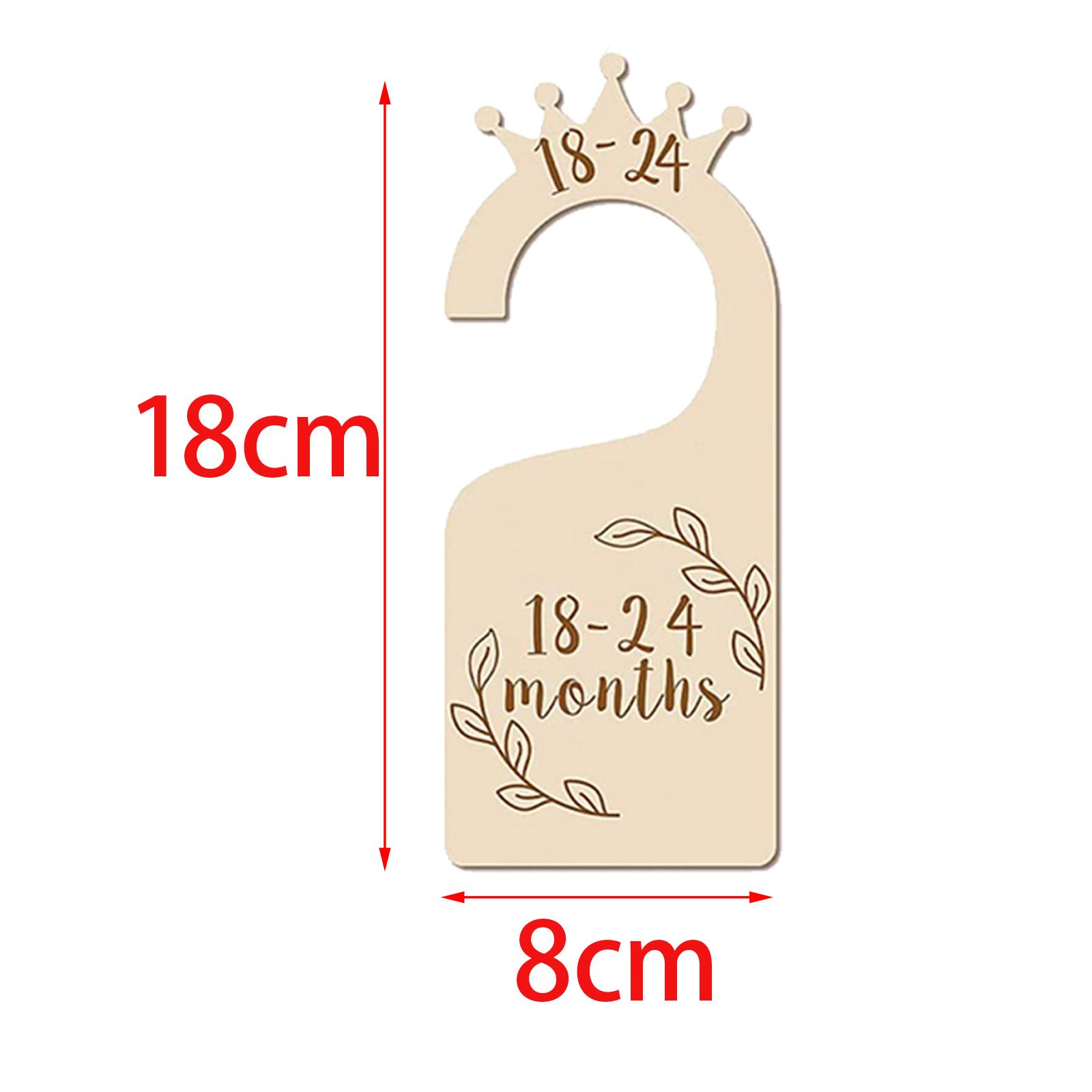 Baby Nursery Storage - Drewniane przegródki do szafy dziecięcej, zestaw