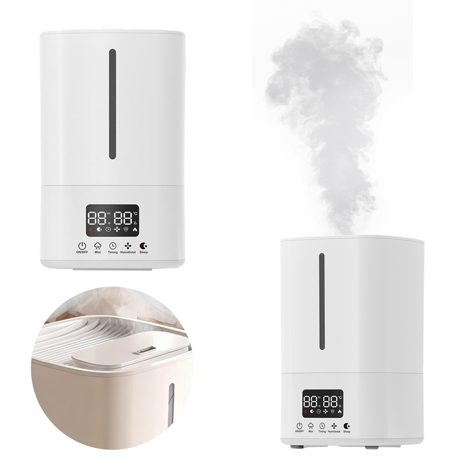 Baby Nursery Air Purifier - Inteligentny nawilżacz powietrza 5L z funkcją