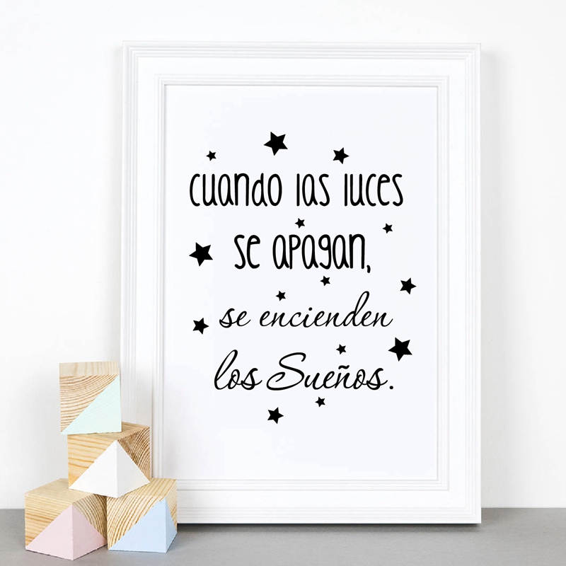 Baby Nursery In Spanish - Hiszpańska dekoracja sypialni dla dzieci Obraz