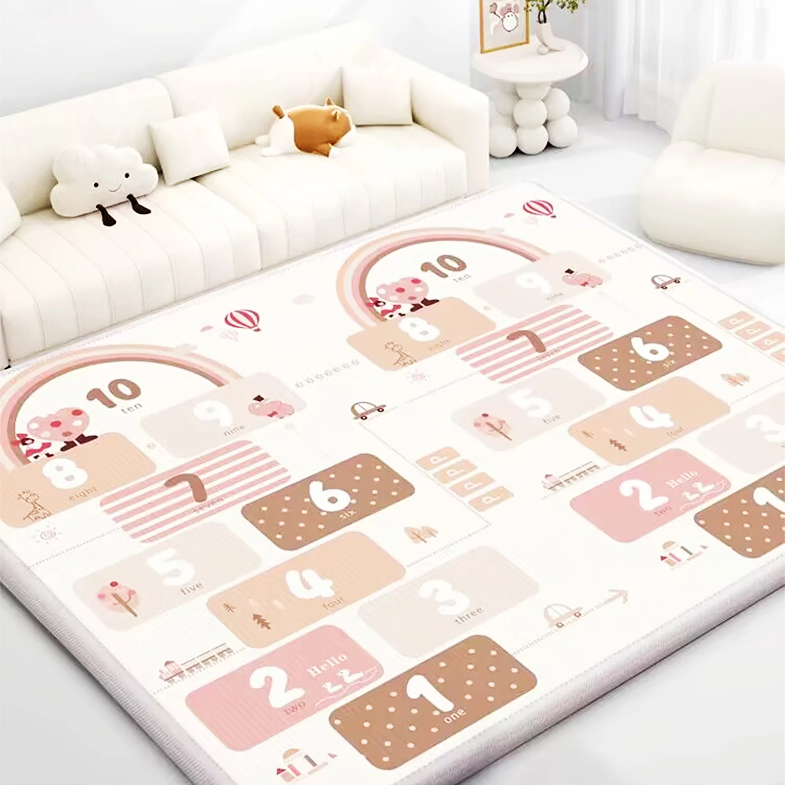 Baby Nursery Rug - Gruba Mata Edukacyjna dla Dzieci 1/0.5cm