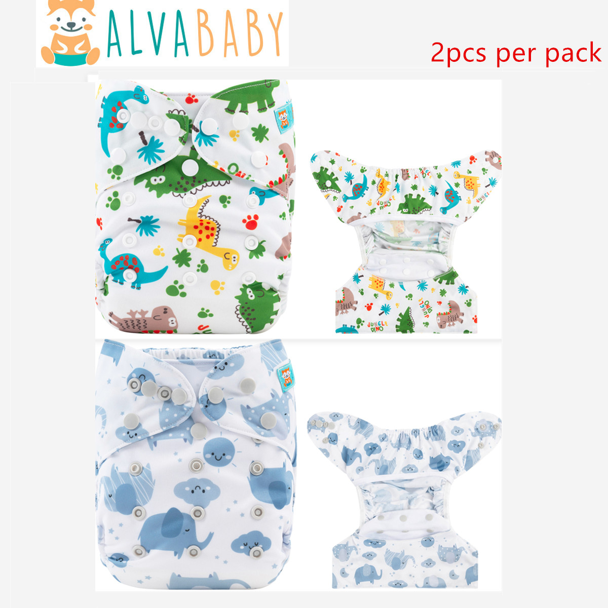 Diaper Pail Odor - 2 szt. Ekologiczne pieluchomajtki dla niemowląt,