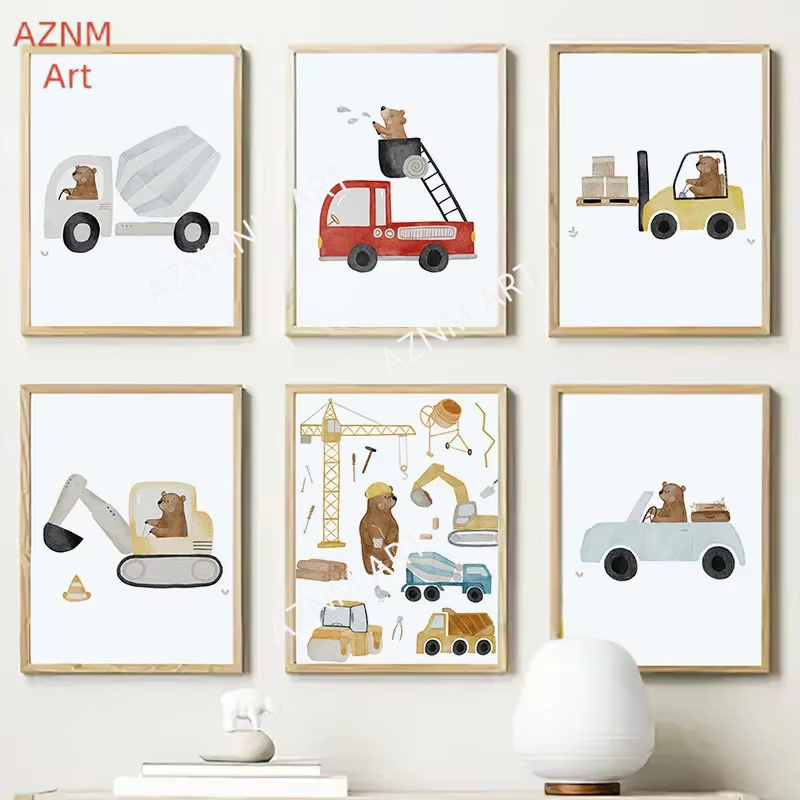 Baby Nursery Posters - Urocze plakaty i grafiki na płótnie