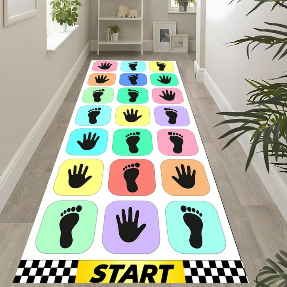 Baby Nursery Rug - Mata do zabawy z odciskami dłoni