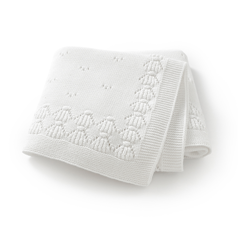Baby Nursery Rug - Kocyki bawełniane dla niemowląt 90x70cm, otulacze