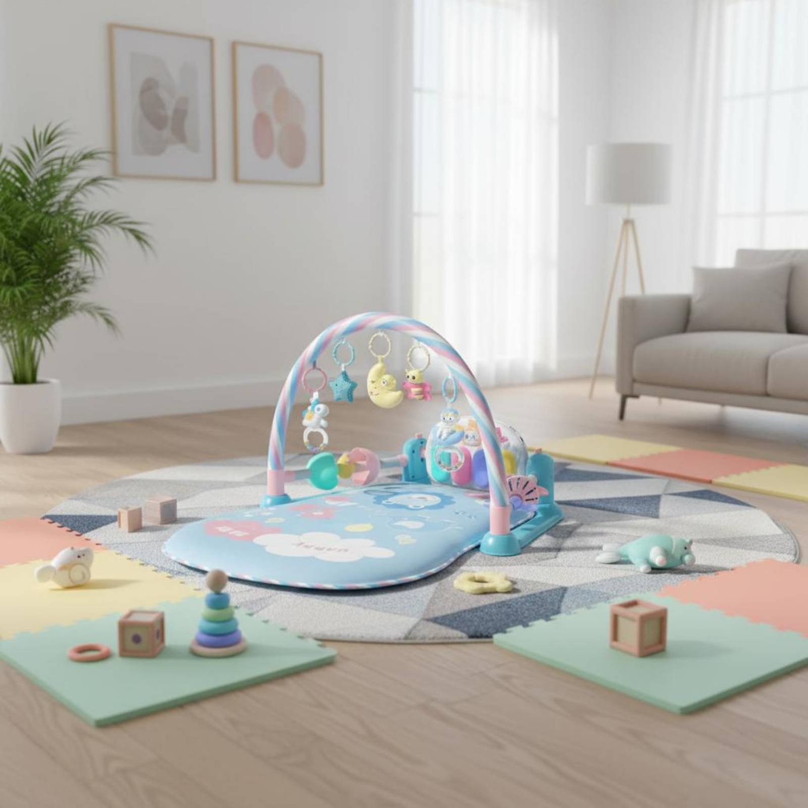 Kojec dla niemowląt z funkcją  – Baby Nursery Unisex recenzja i cena