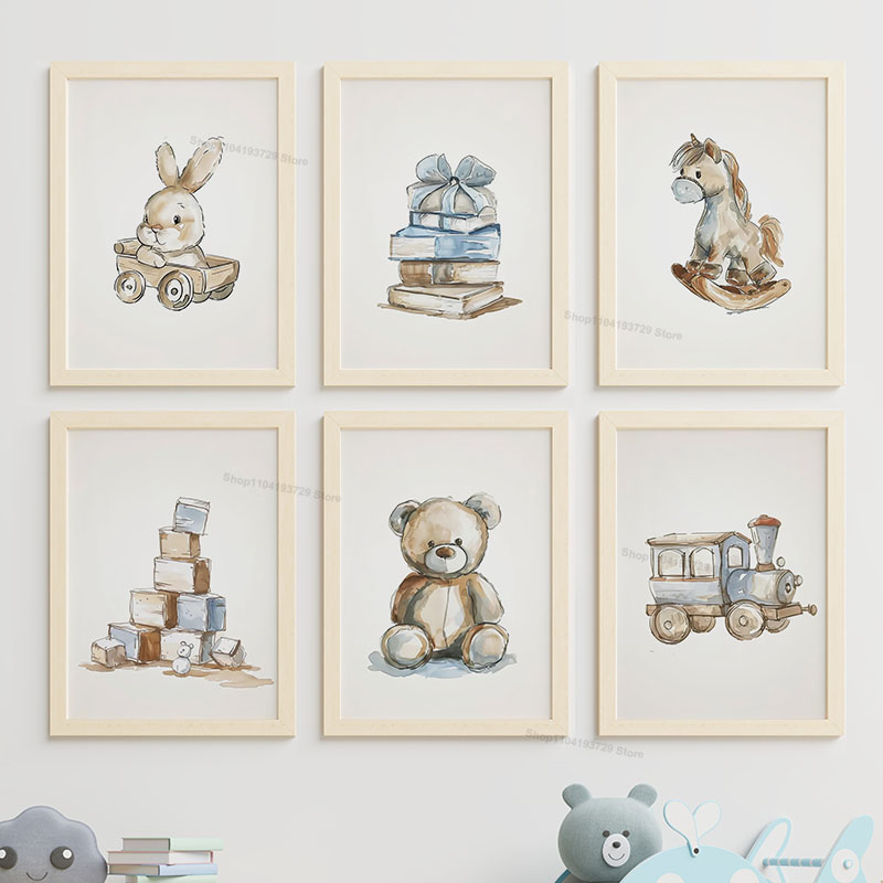 Obraz na płótnie w stylu nordy – Baby Nursery Books recenzja i cena