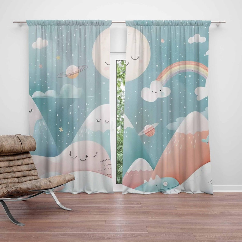 Zasłony do pokoju dziecięcego  – Baby Nursery Curtains recenzja i cena