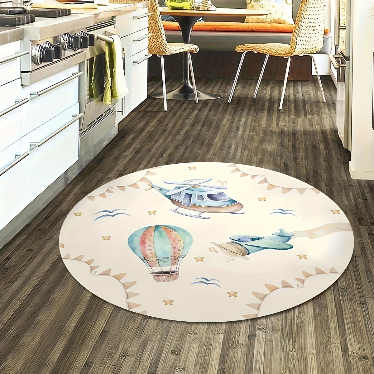 Fantazyjna okrągła mata do zab – Baby Nursery Rug recenzja i cena