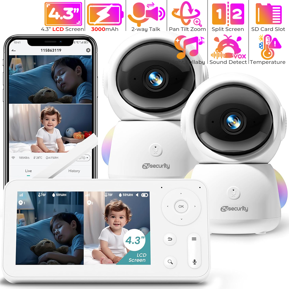 Niania elektroniczna 2K z 2 ka – Baby Nursery Temperature recenzja i cena