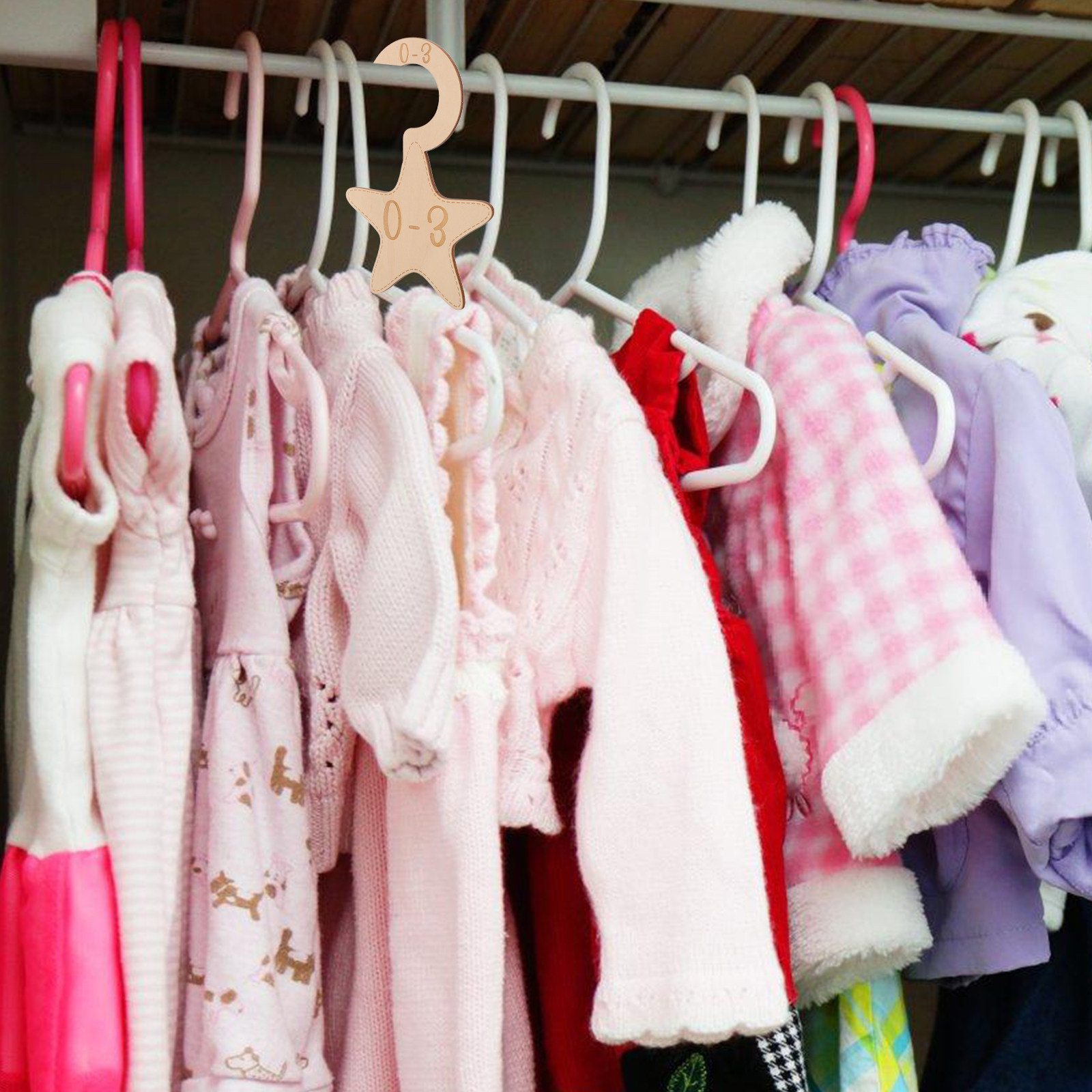 7 szt. drewnianych przegródek  – Baby Nursery Storage recenzja i cena
