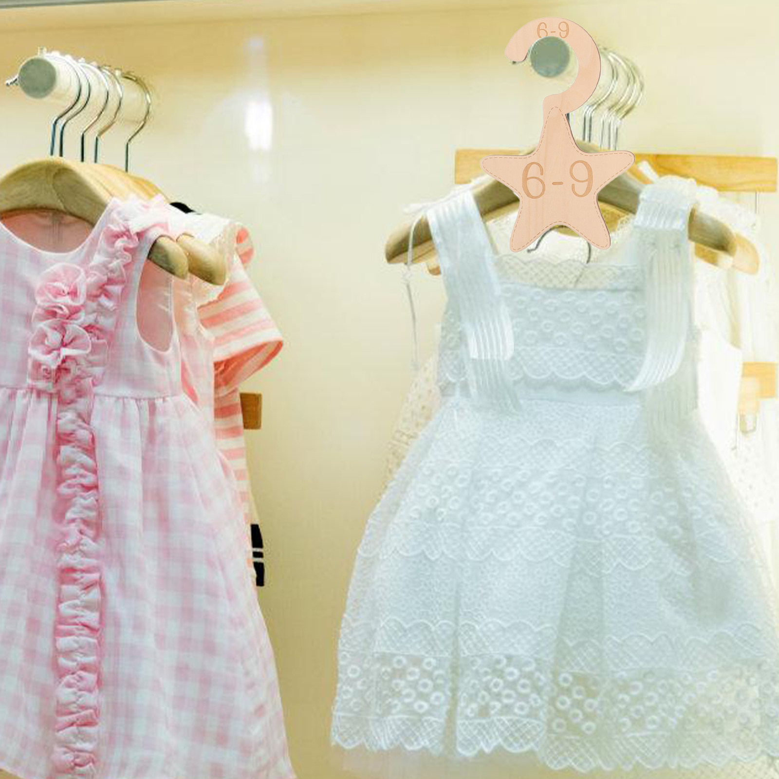 7 szt. drewnianych przegródek  – Baby Nursery Storage recenzja i cena