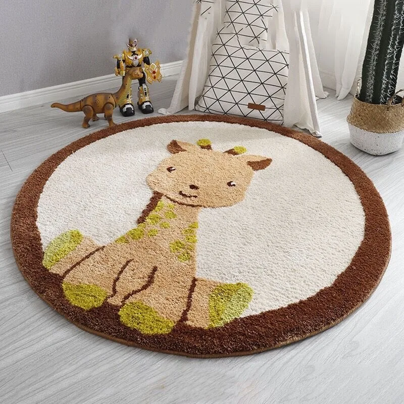VIKAMA Cartoon okrągły dywan z – Baby Nursery Rug recenzja i cena