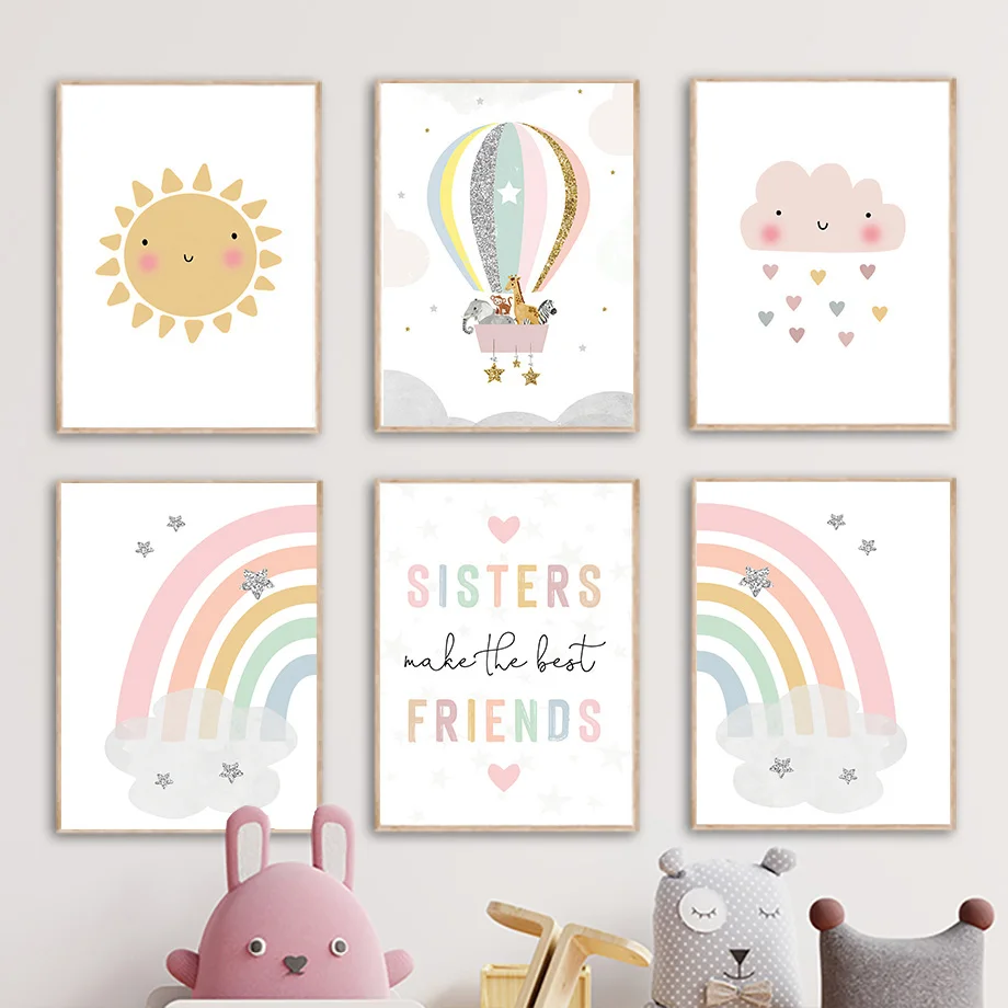 Żyrafa Słoń Balon Słońce Tęcza – Baby Nursery Things recenzja i cena