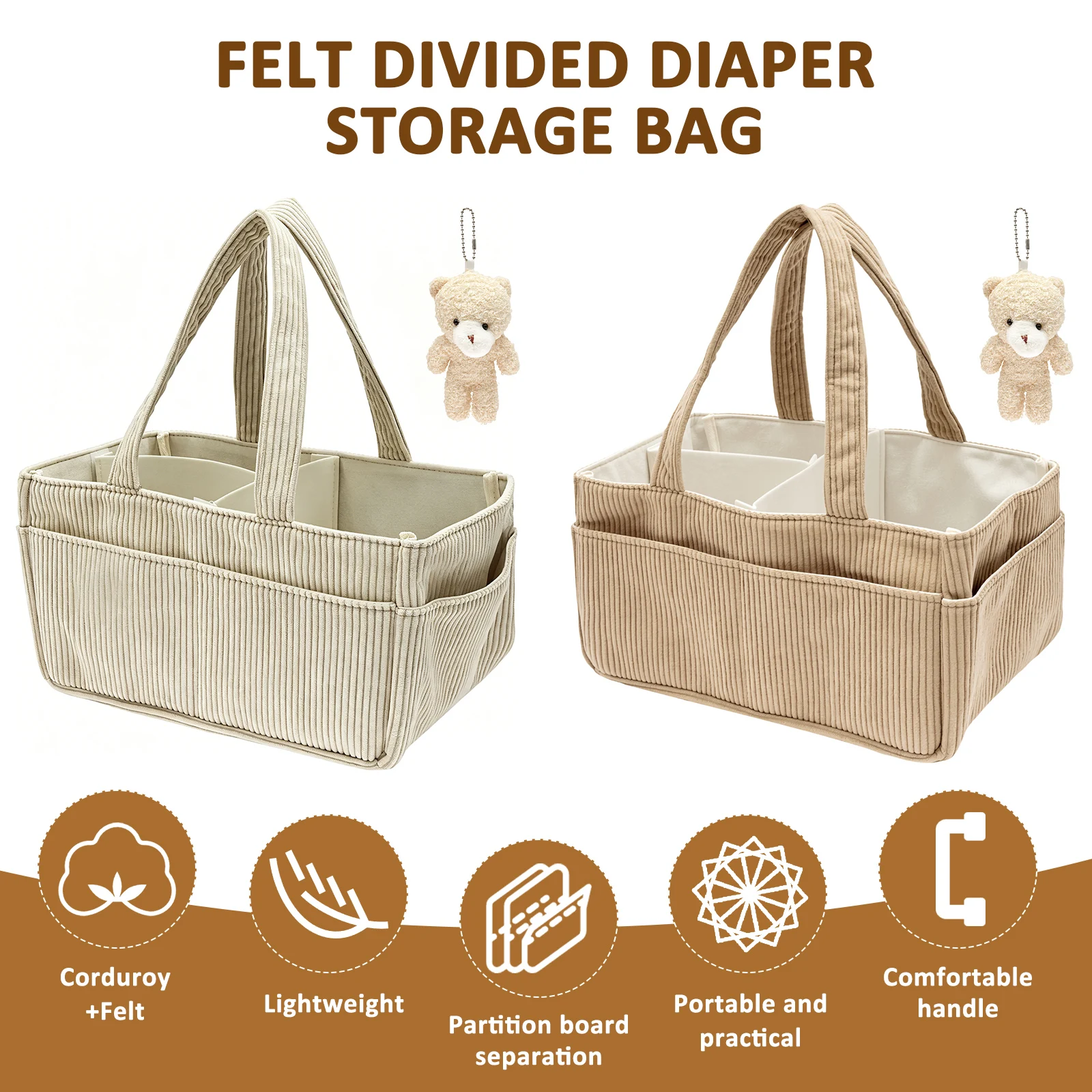 Przenośna torba podróżna dla m – Diaper Caddy Organizer recenzja i cena