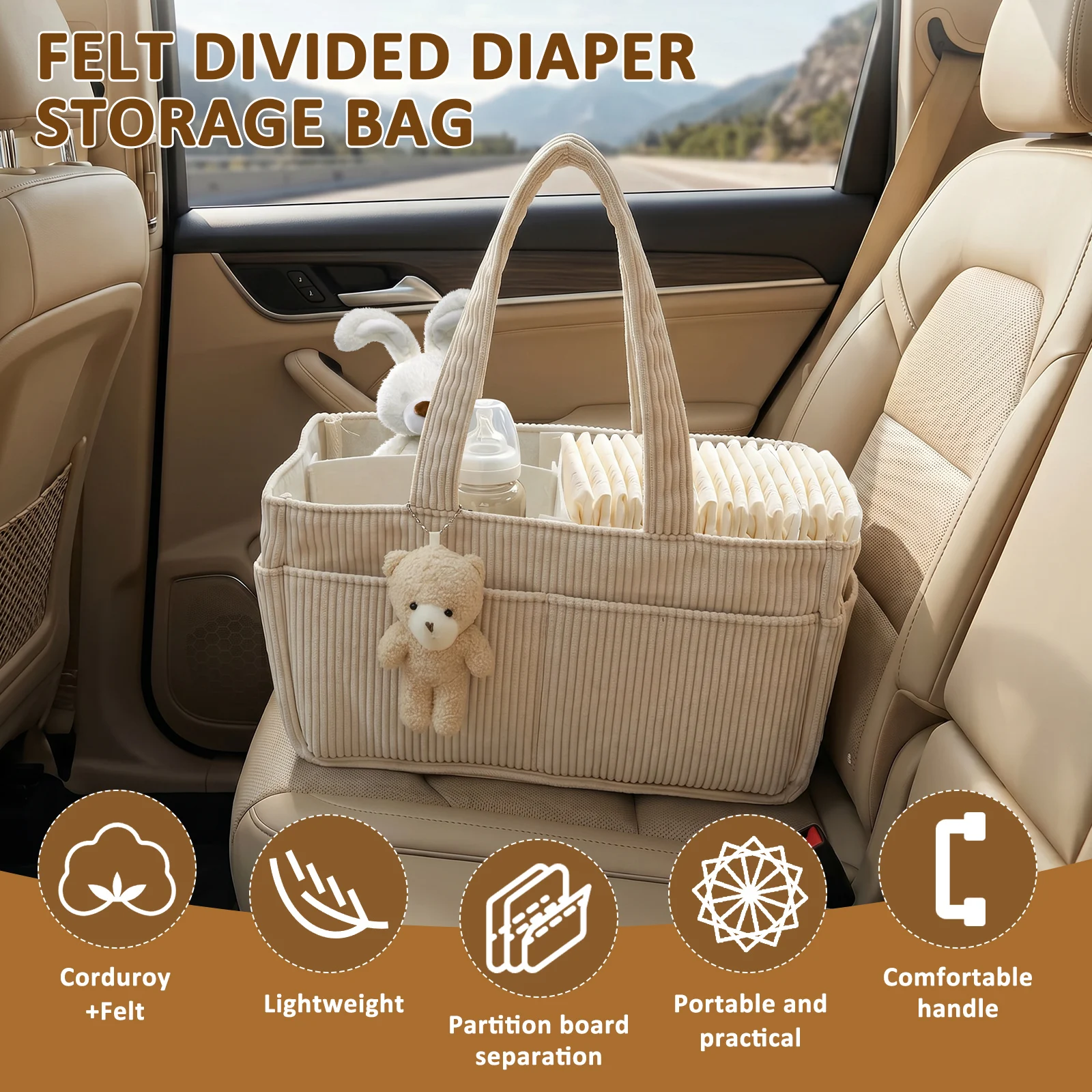 Przenośna torba podróżna dla m – Diaper Caddy Organizer recenzja i cena