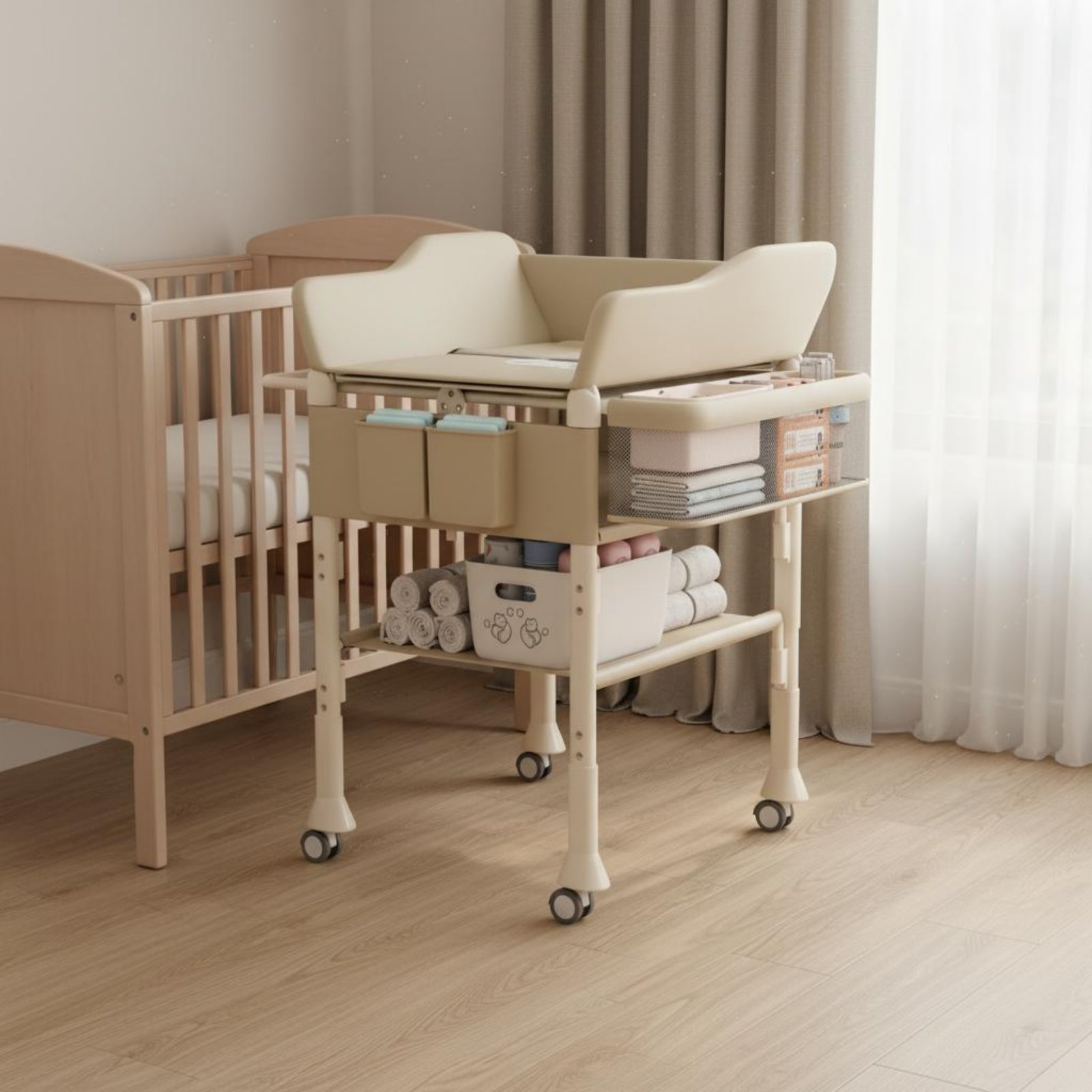 Stolik do kąpieli i przewijani – Baby Nursery Unisex recenzja i cena