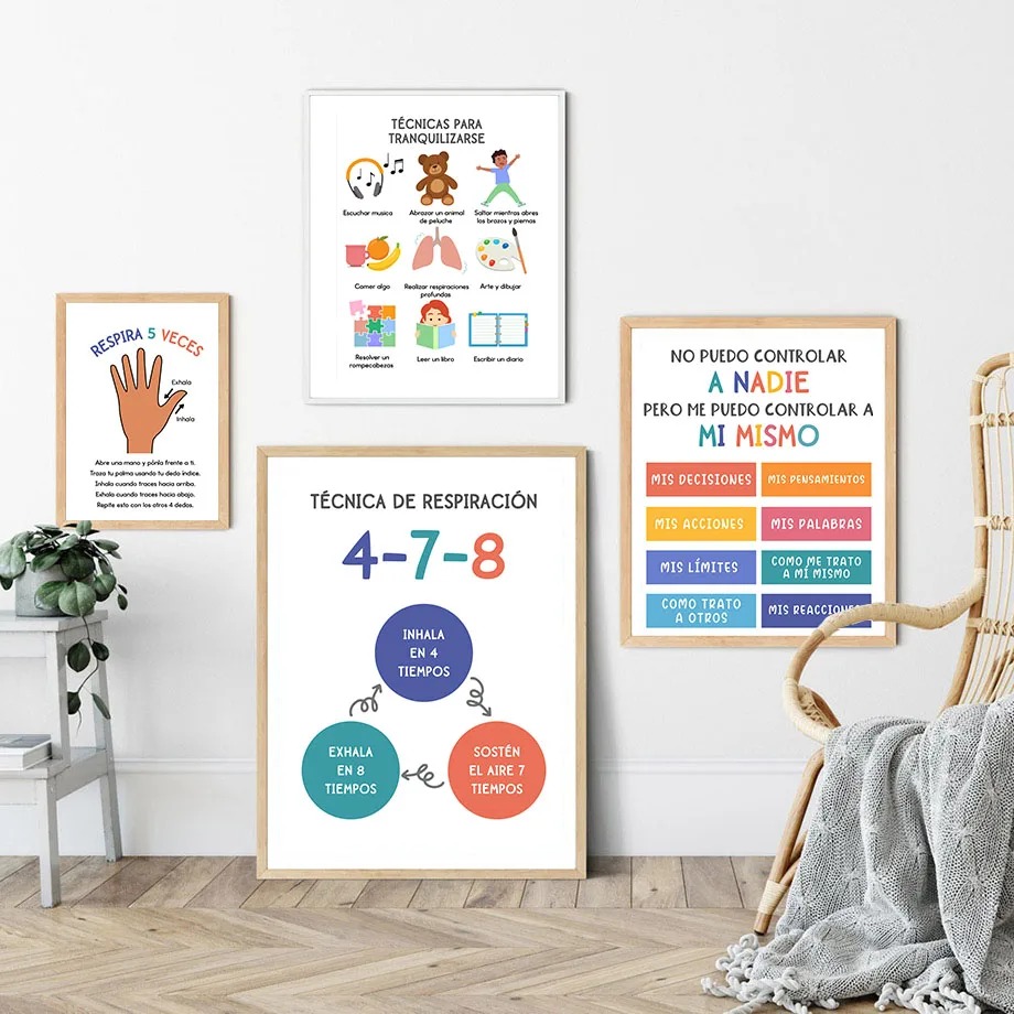 Plakat edukacyjny dla dzieci z – Baby Nursery In Spanish recenzja i cena