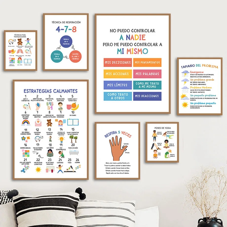 Plakat edukacyjny dla dzieci z – Baby Nursery In Spanish recenzja i cena
