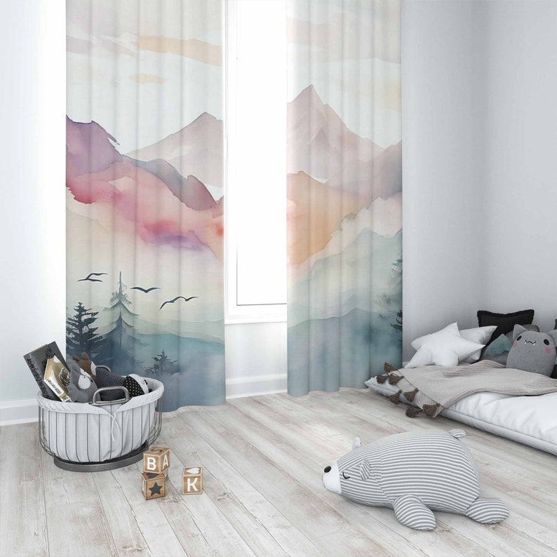 Zasłony do pokoju dziecięcego  – Baby Nursery Curtains recenzja i cena
