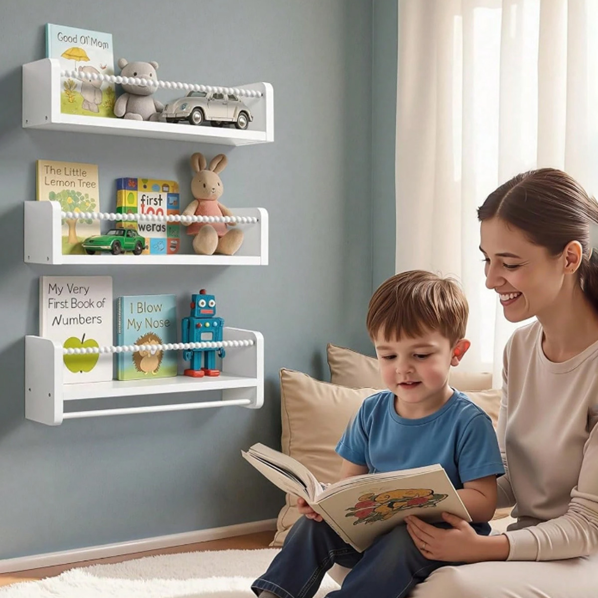 Półki na książki do pokoju dzi – Baby Nursery Books recenzja i cena