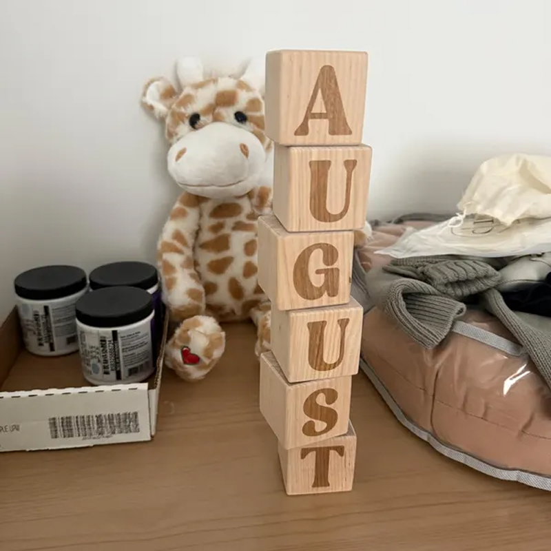 Personalizowane drewniane kloc – Baby Nursery Name Letters recenzja i cena