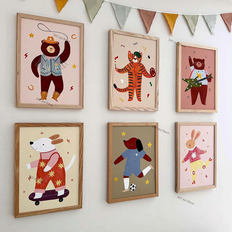 Zabawne kreskówkowe zwierzęta, – Baby Nursery Things recenzja i cena