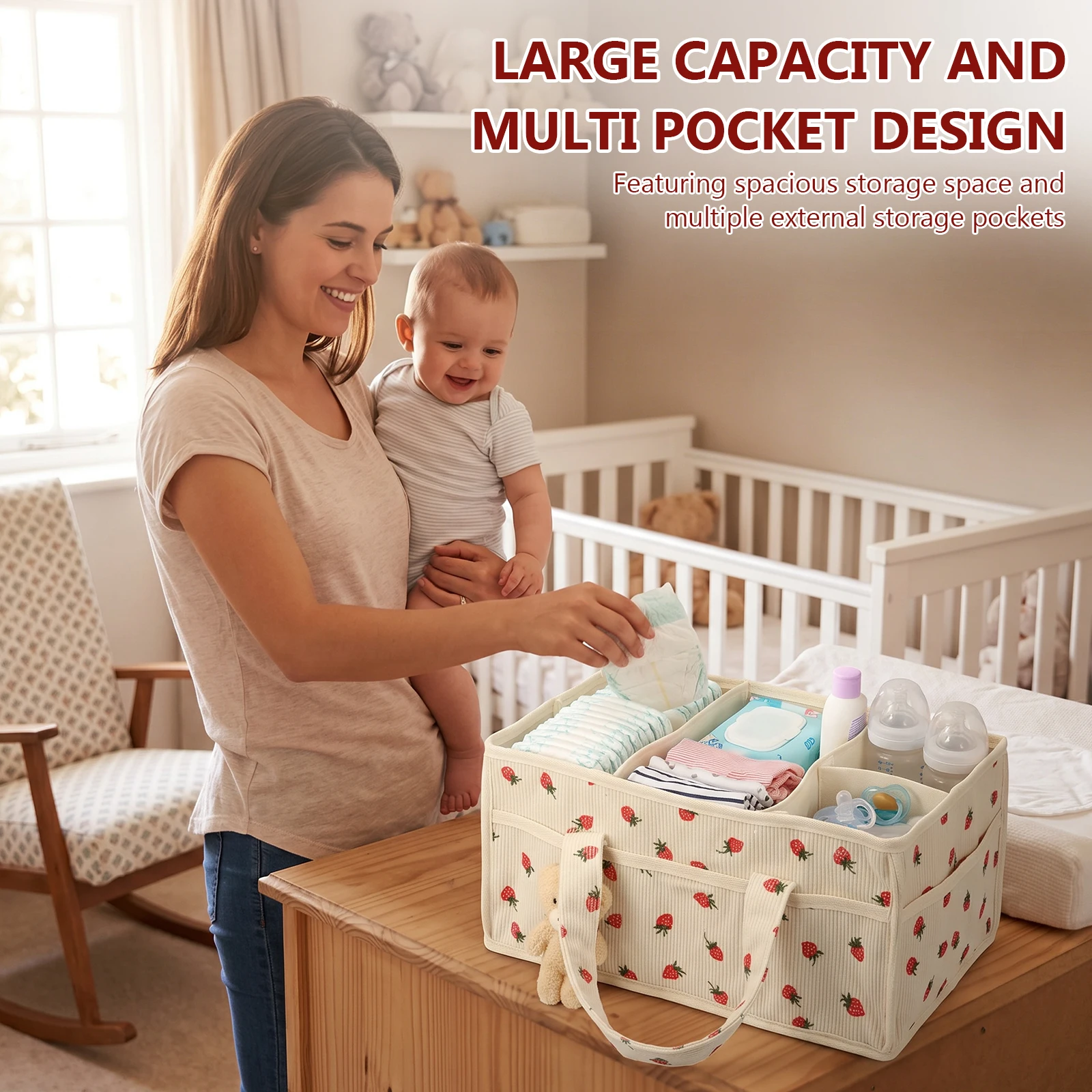 Organizer na pieluchy i chuste – Baby Nursery Organiser recenzja i cena