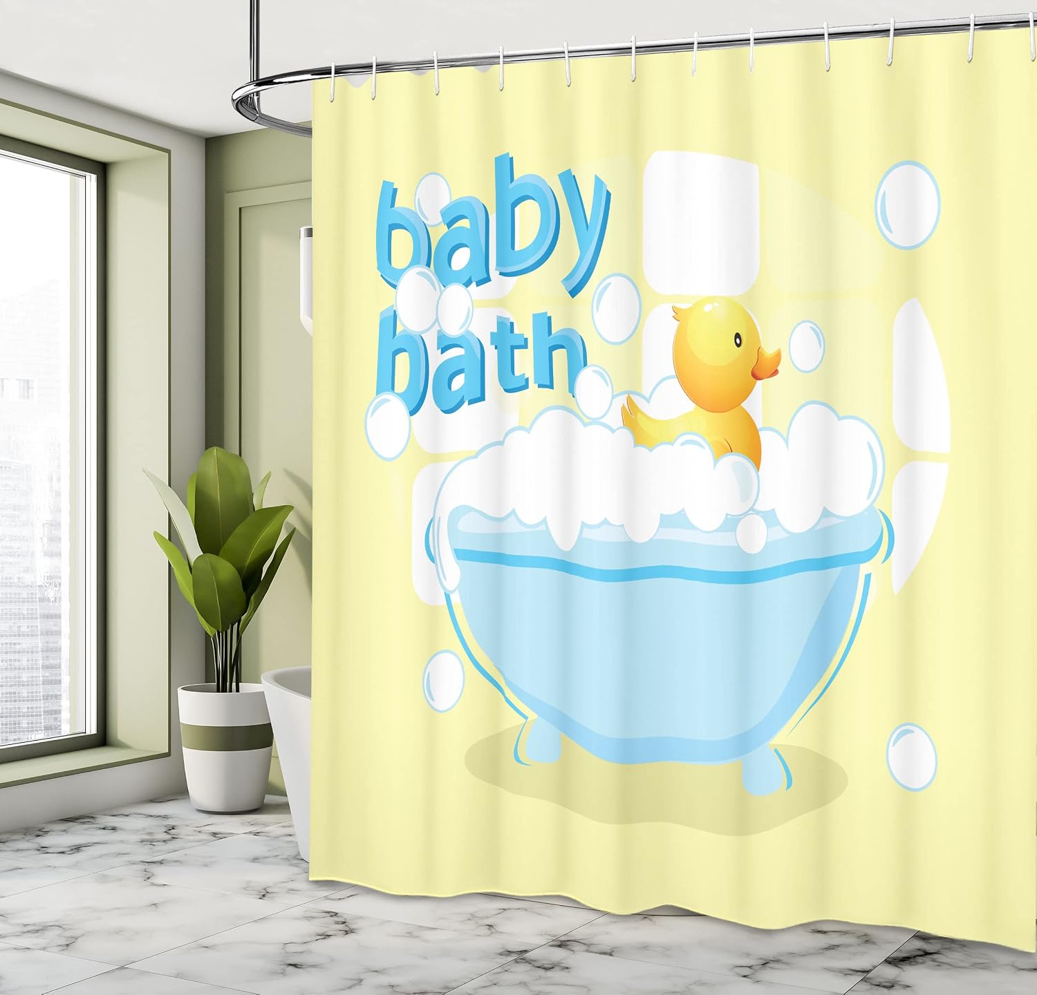Żółta Zasłona Prysznicowa dla  – Baby Nursery Curtains recenzja i cena