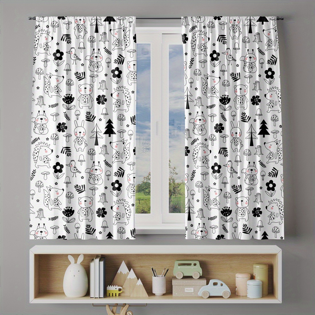 Urocze zasłony do pokoju dziec – Baby Nursery Curtains recenzja i cena