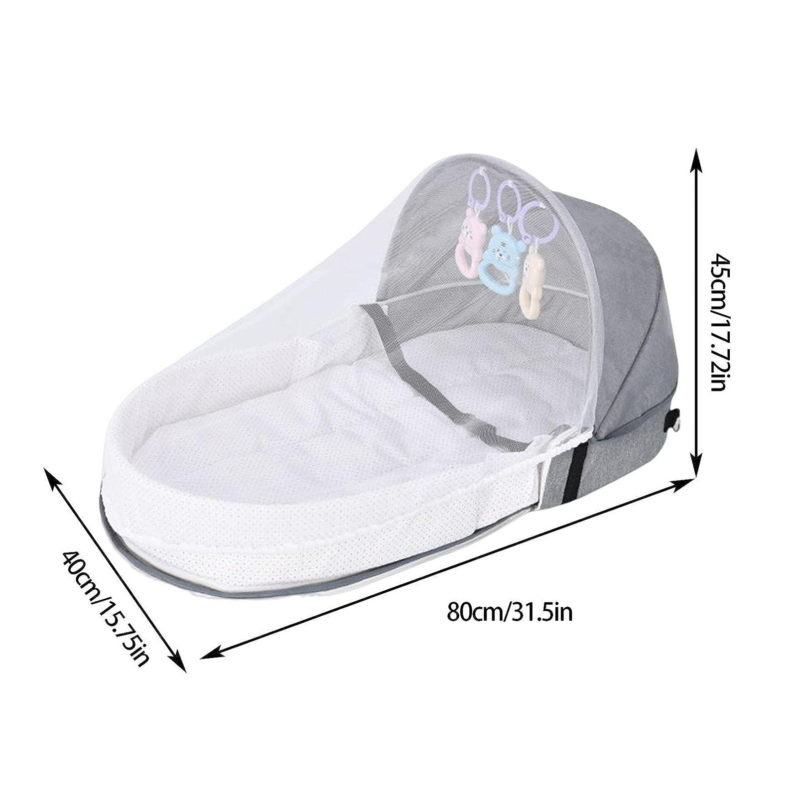 Łóżeczko dziecięce Składane pr – Baby Nursery Hamper recenzja i cena