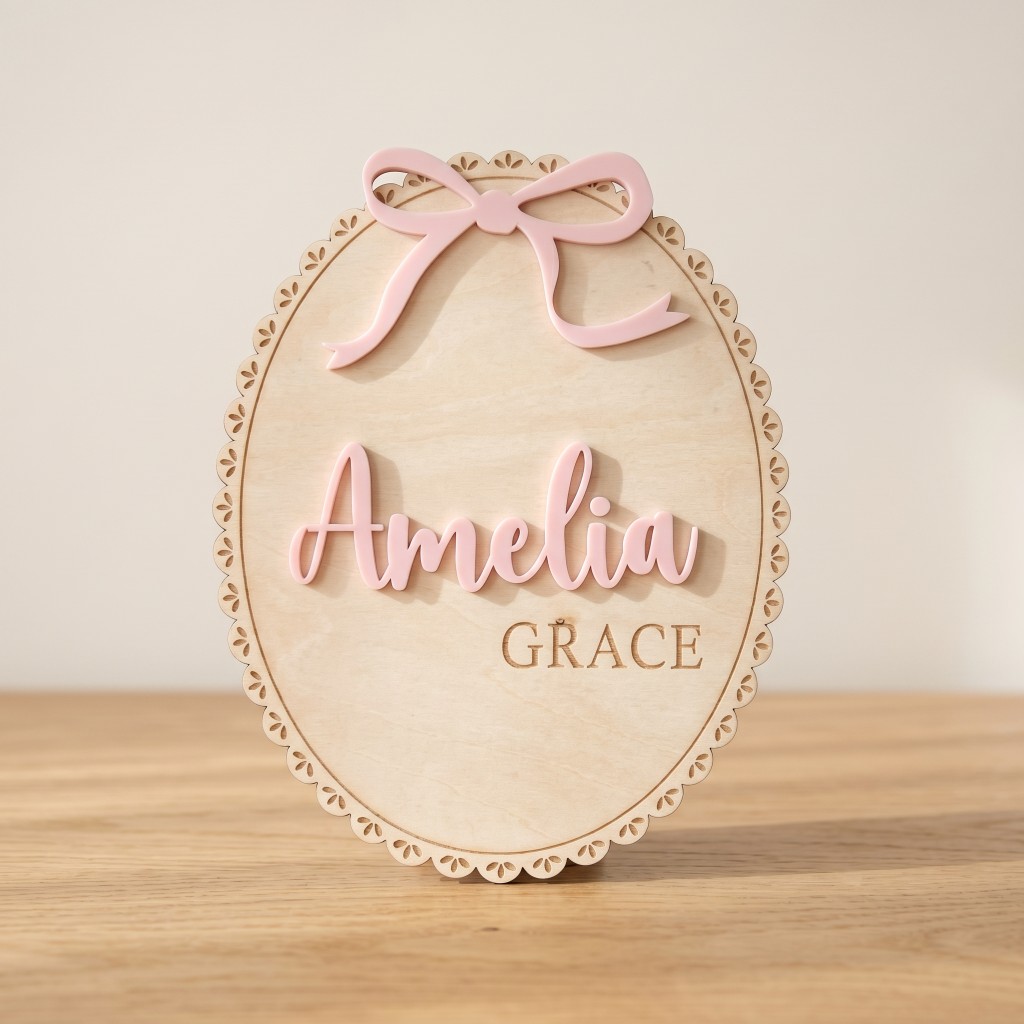 1 szt. Personalizowana drewnia – Baby Nursery Things recenzja i cena