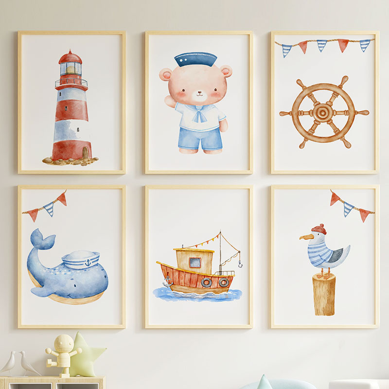 Plakaty i obrazy na płótnie z  – Baby Nursery Posters recenzja i cena