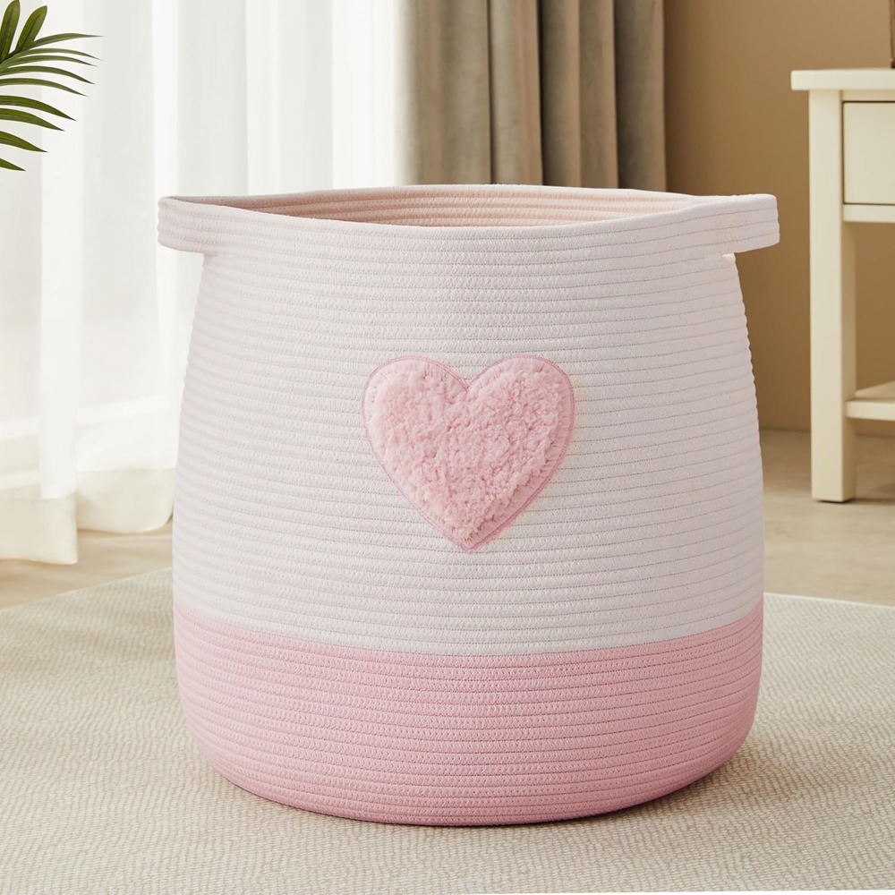 Różowy Kosz na Pranie dla Dzie – Baby Nursery Hamper recenzja i cena