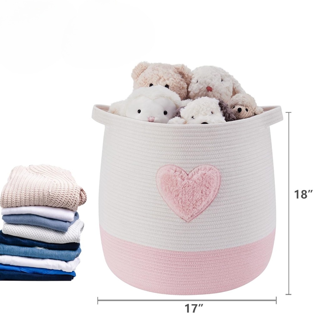 Różowy Kosz na Pranie dla Dzie – Baby Nursery Hamper recenzja i cena