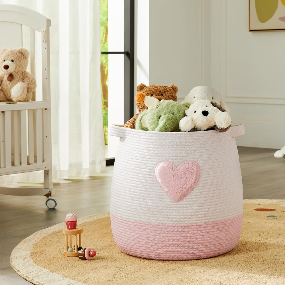 Różowy Kosz na Pranie dla Dzie – Baby Nursery Hamper recenzja i cena