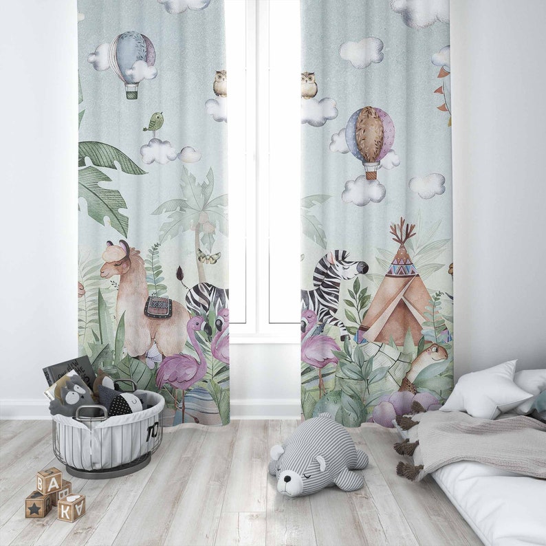 Zasłony do pokoju dziecięcego  – Baby Nursery Curtains recenzja i cena