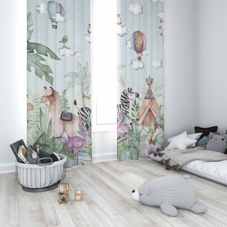 Zasłony do pokoju dziecięcego  – Baby Nursery Curtains recenzja i cena