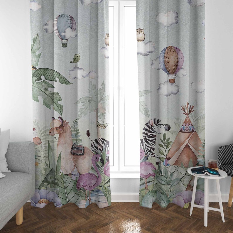 Zasłony do pokoju dziecięcego  – Baby Nursery Curtains recenzja i cena