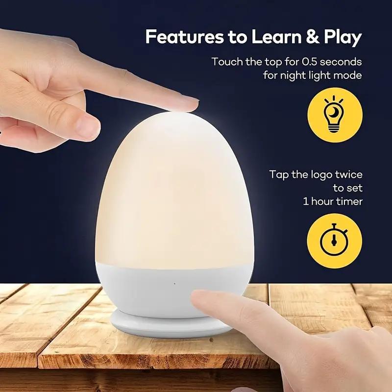 Dotykowa lampka nocna do pokoj – Baby Nursery Temperature recenzja i cena