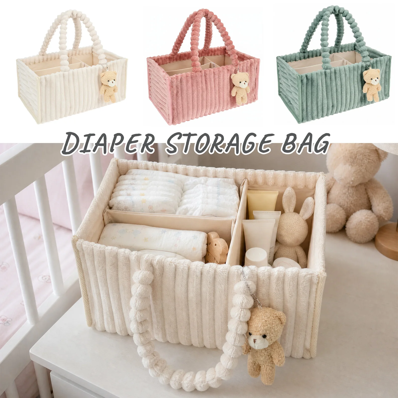 Organizer na pieluchy dla niem – Diaper Caddy Organizer recenzja i cena