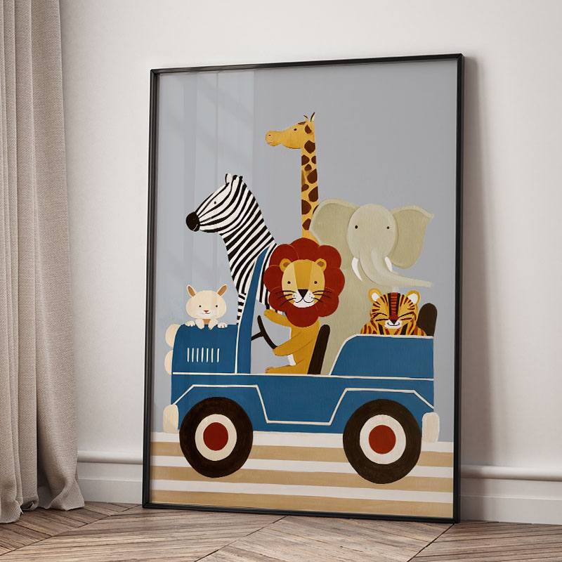 Zabawne Kreskówkowe Zwierzęta  – Baby Nursery Things recenzja i cena