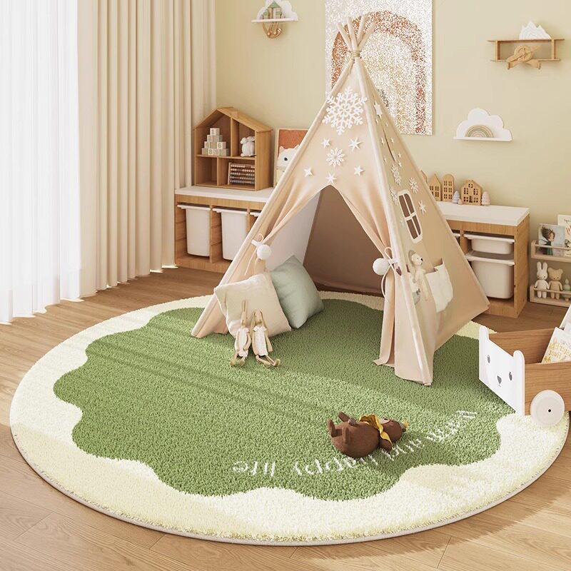 Okrągły dywan VIKAMA o wyglądz – Baby Nursery Rug recenzja i cena
