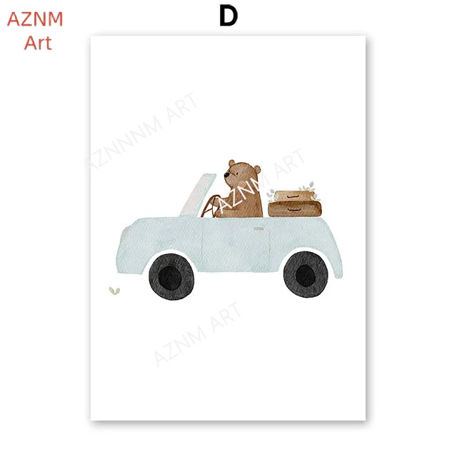 Urocze plakaty i grafiki na pł – Baby Nursery Posters recenzja i cena