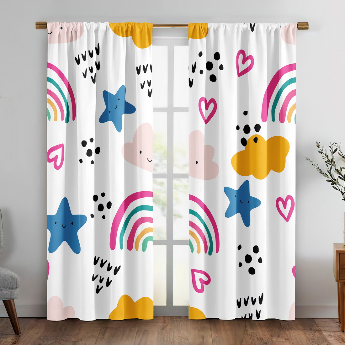 Urocza zasłonka do pokoju dzie – Baby Nursery Curtains recenzja i cena