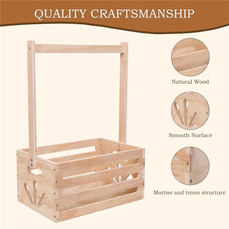 Drewniany kosz na prezenty na  – Baby Nursery Hamper recenzja i cena