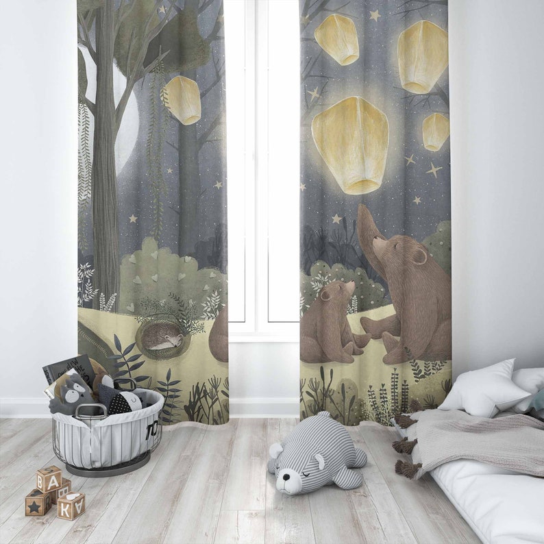 Zasłony do pokoju dziecięcego  – Baby Nursery Curtains recenzja i cena