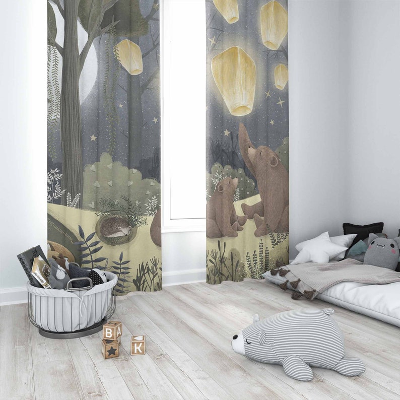 Zasłony do pokoju dziecięcego  – Baby Nursery Curtains recenzja i cena